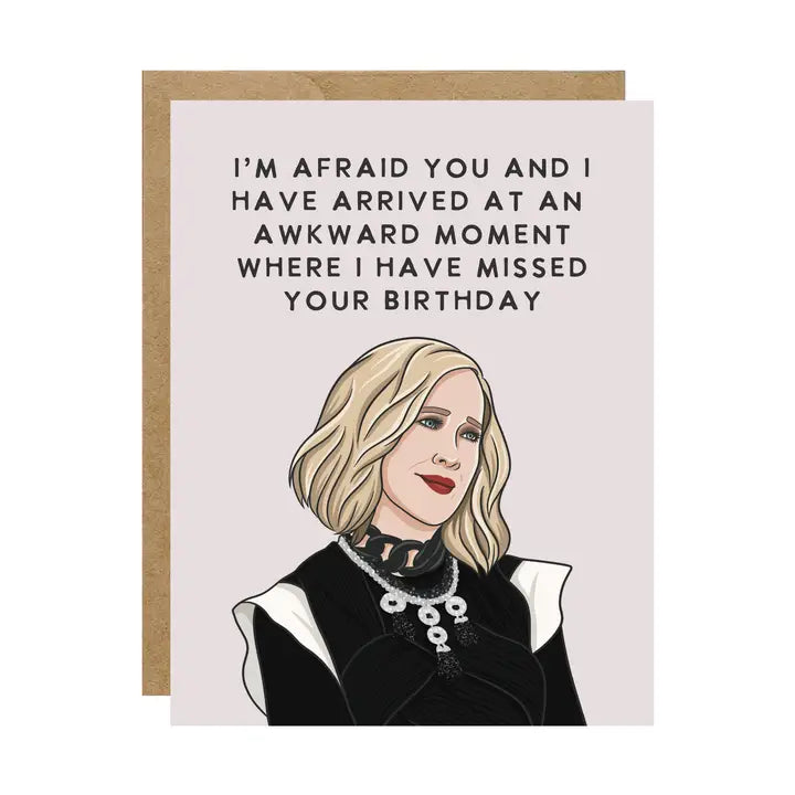 Awkward Moira Pop Culture Card