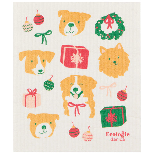 Swedish Dishcloth Holiday Hounds