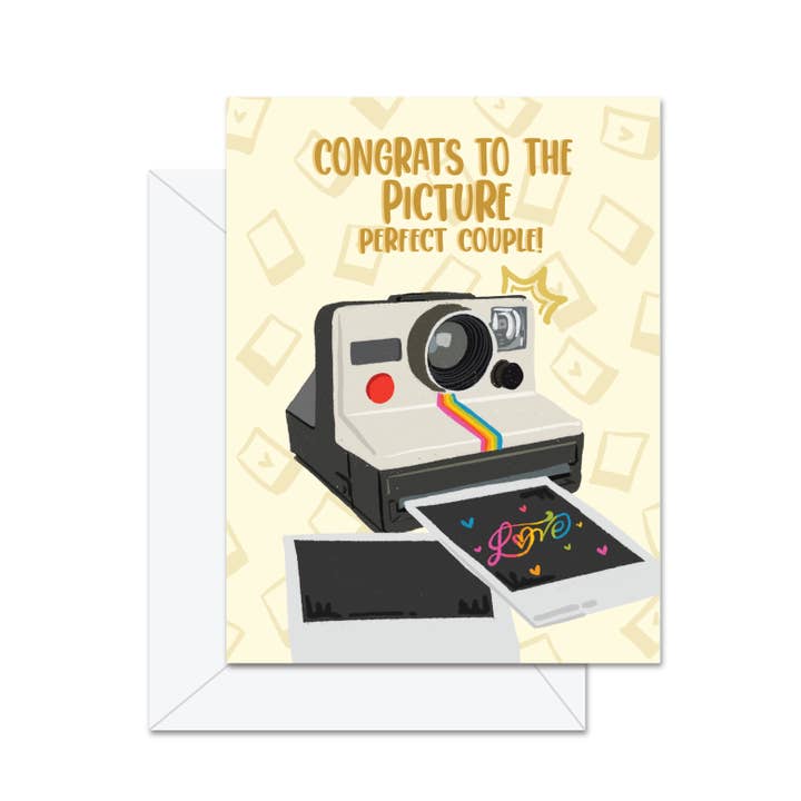 Congrats to the Picture Perfect Couple! Greeting Card