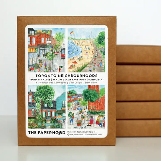 Toronto Neighbourhoods' Blank Boxed Card