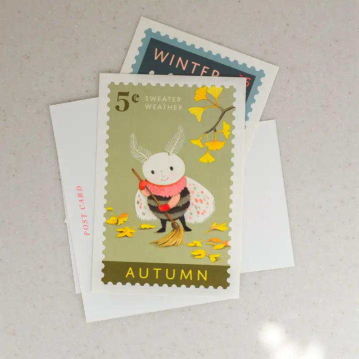 Autumn Soft Sweep Postcard