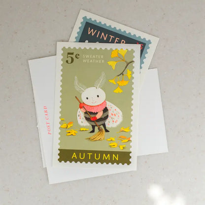 Autumn Soft Sweep Postcard