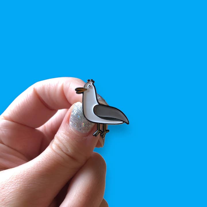 @26 Gus The Gull Enamel Pin
