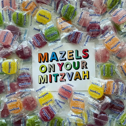 Mazels On Your Mitzvah Card