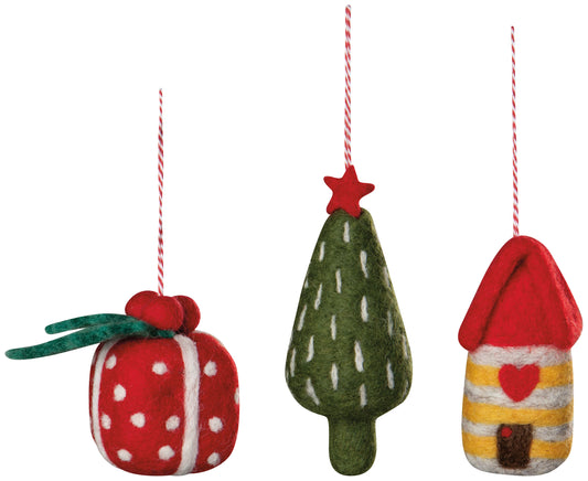 Felt Yuletide Ornament