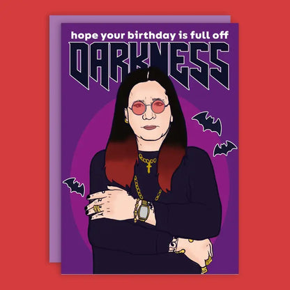 Birthday Full Of Darkness Halloween Greeting Card