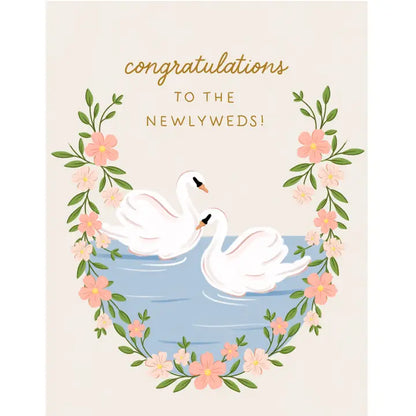 Wedding Swans Card