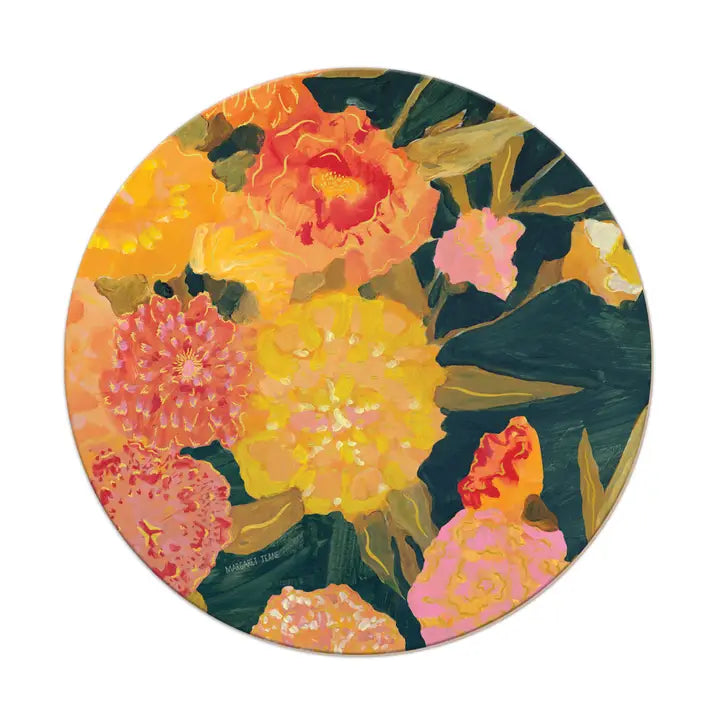 Marigolds Seedlings Coaster