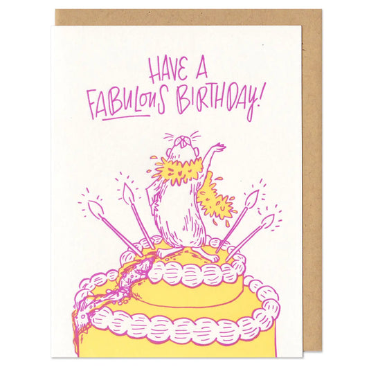 Have A Fabulous Birthday Greeting Card