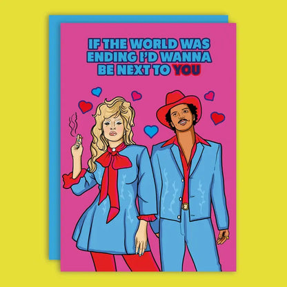I'd Wanna Be Next To You Valentines Day Greeting Card
