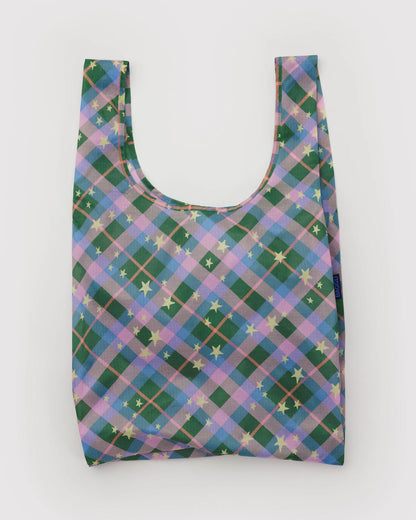 Standard Baggu - Green Star Plaid