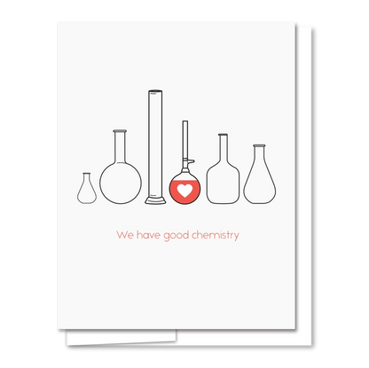 Chemistry Letterpress Card