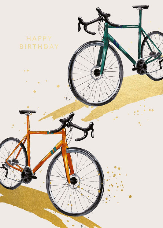 Happy Birthday, Cycling Card