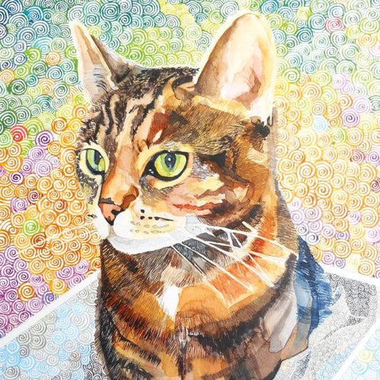 Eyes As Green As The Sea Card