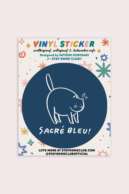 S91 Sacré Bleu Vinyl Sticker