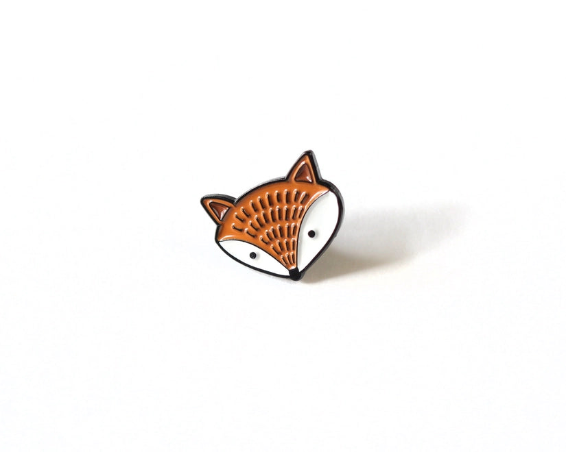 @83 Cute Fox Enamel Pin