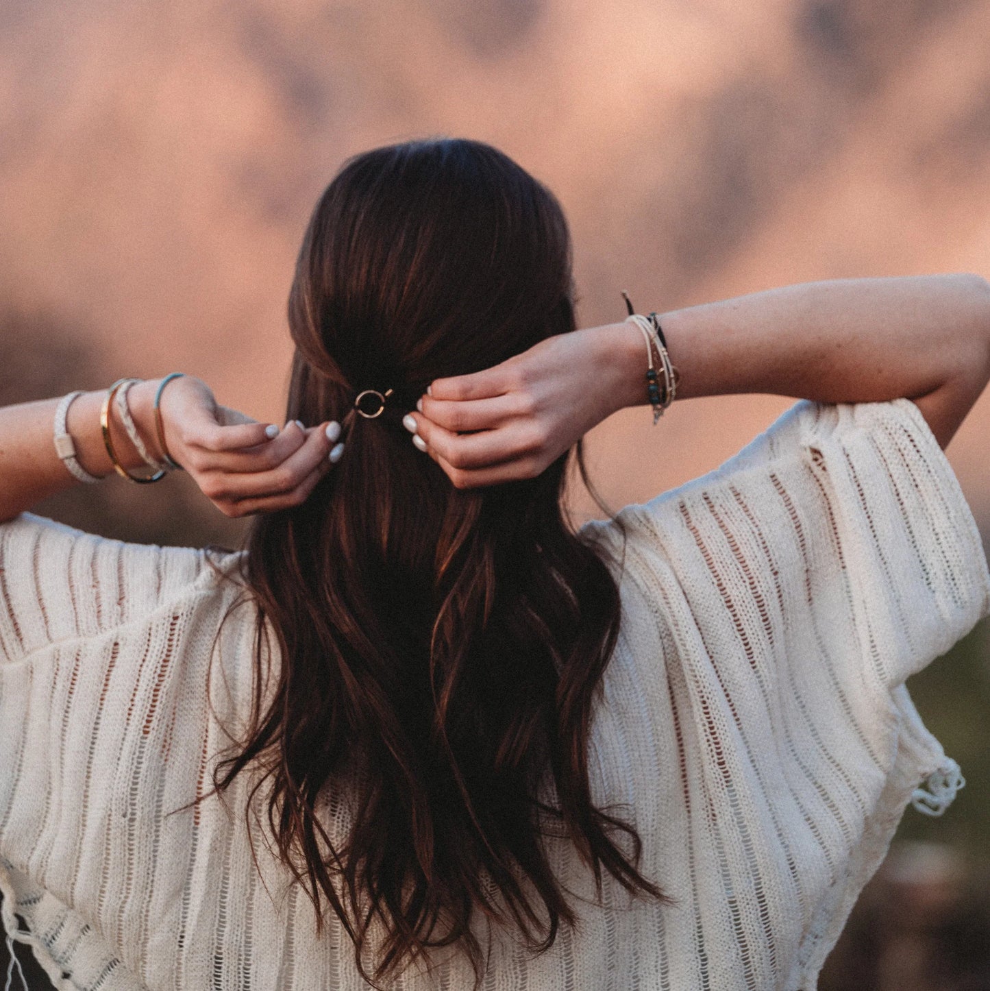 Flirt Hair Tie + Bracelets