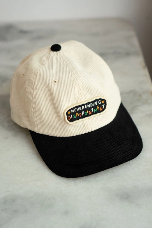 Neverending Disappointment Patched Corduroy Dad Hat