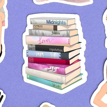 S3 Taylor Swift Albums as Books Sticker