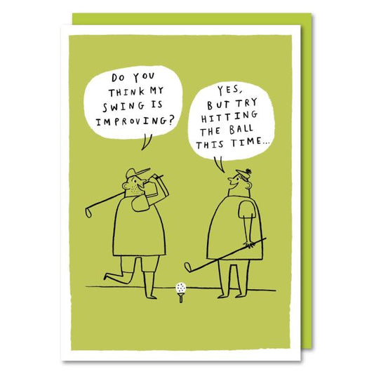 Birthday, Swing Improving Card