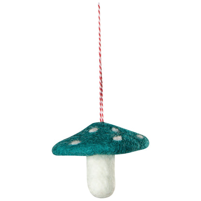 Felt Mushroom Gems Ornament