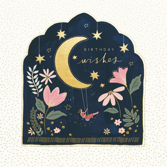 Birthday Wishes, Moon Card