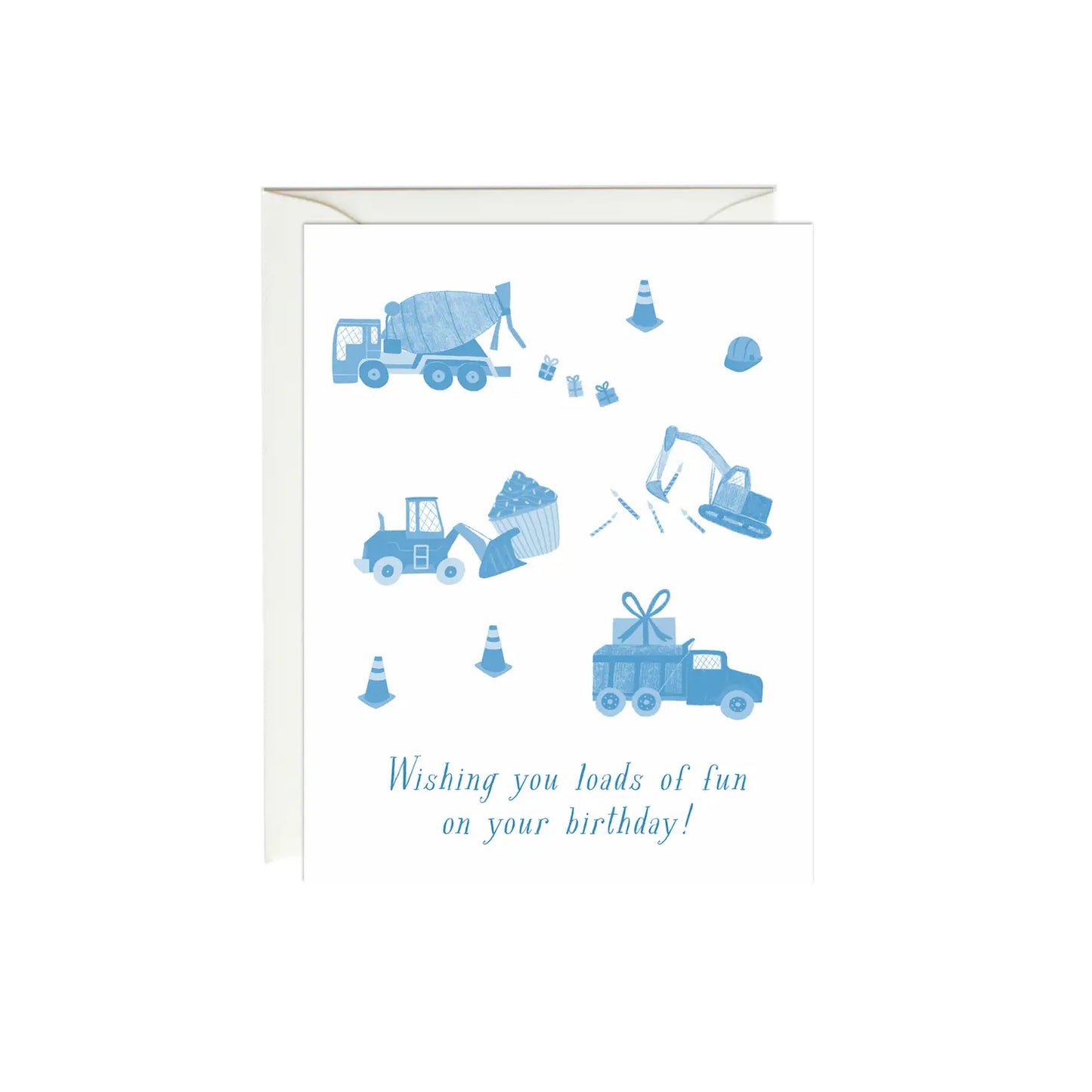 Construction Site Birthday Card