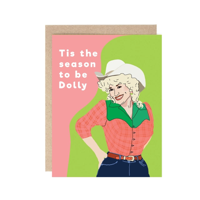 Tis the Season to Be Dolly (Parton) Christmas Card