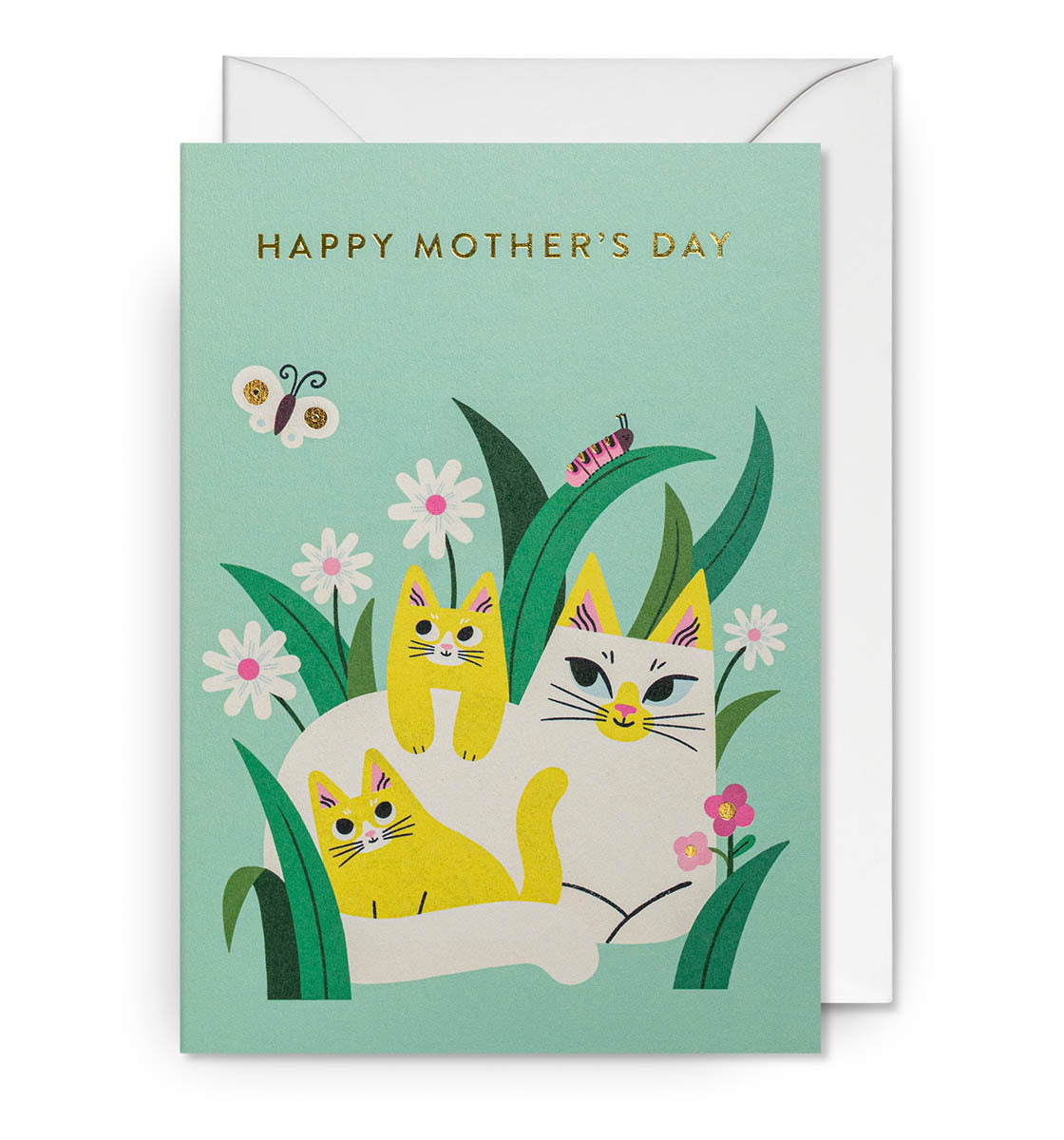 Garden Kittens Happy Mother's Day Card