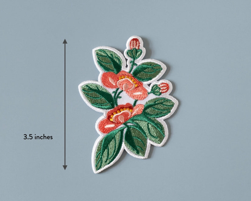 #127 Floral Iron-On Patch