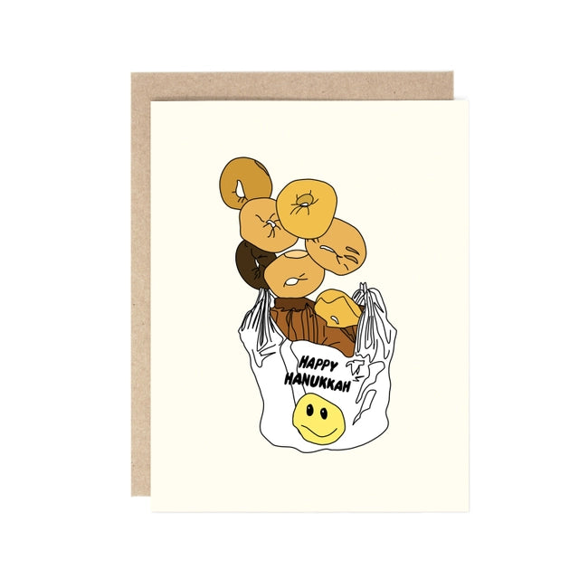 Bagels for Hanukkah Card