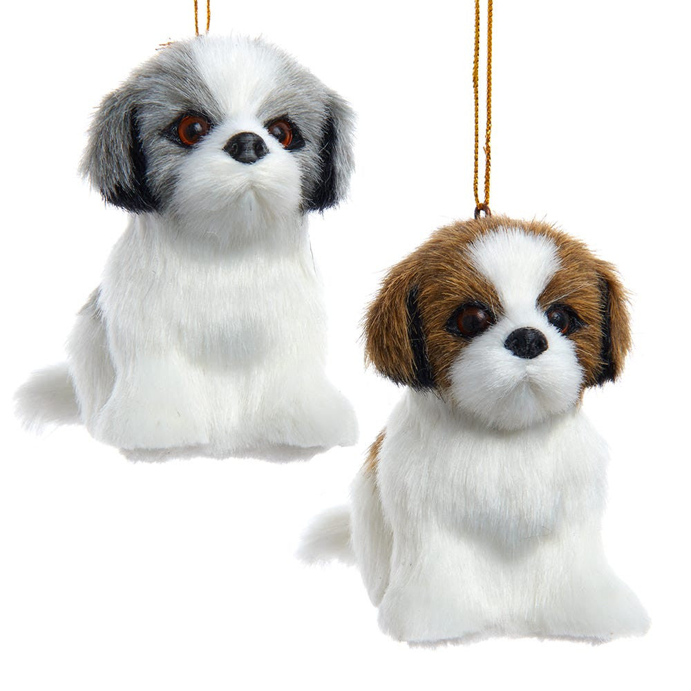 Furry Dog Ornament