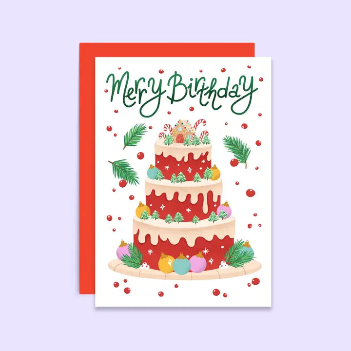 Merry Birthday Card