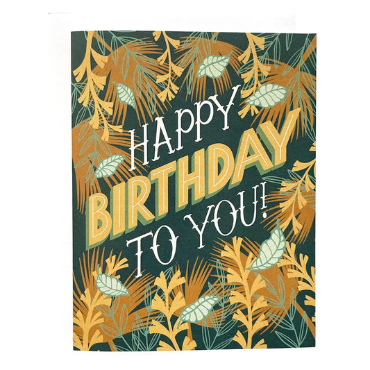 Birthday Botanical Card