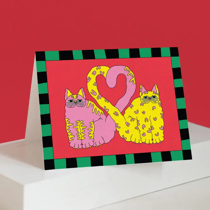 Smitten Kitten Greeting Card