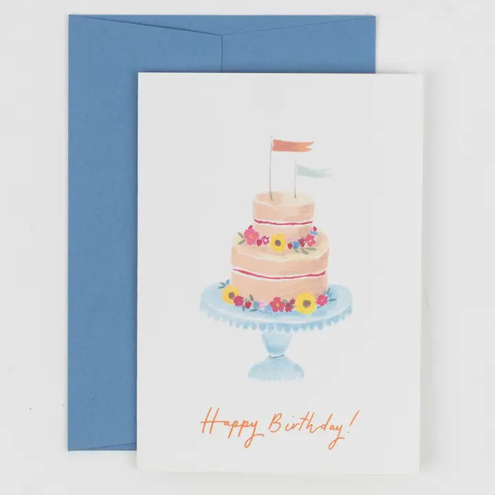 Happy Birthday Cake Card