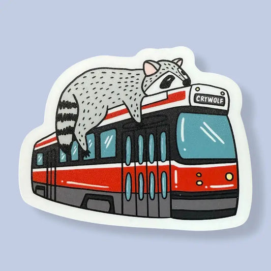 S27 Raccoon City Sticker — Streetcar Raccoon