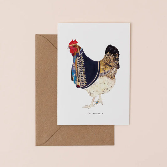 Jimi Hen Drix Card