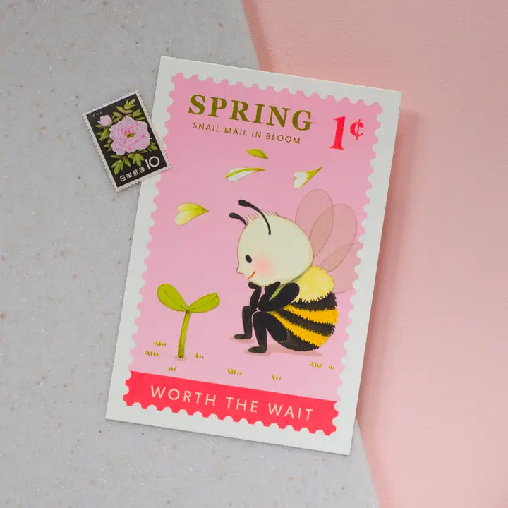 Spring Seedling Dance Postcard