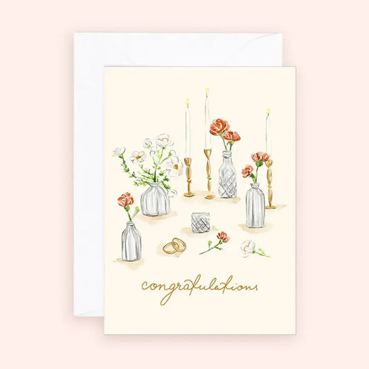 Wedded Congratulations Enclosure Card