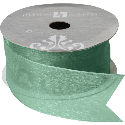 Solid Sheer Ribbon 1 1/2" Mint