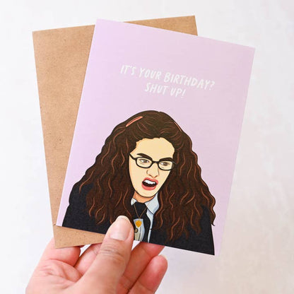 Mia It's Your Birthday? Shut up! Pop Culture Birthday Card