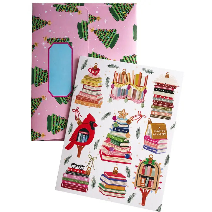 Book Lover Holiday Card