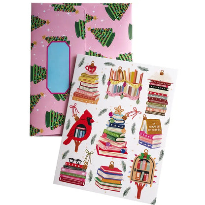 Book Lover Holiday Card