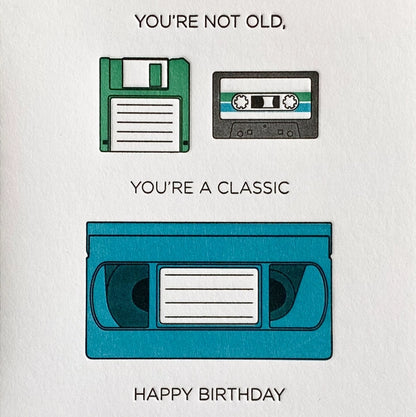 Classic Birthday Letterpress Card