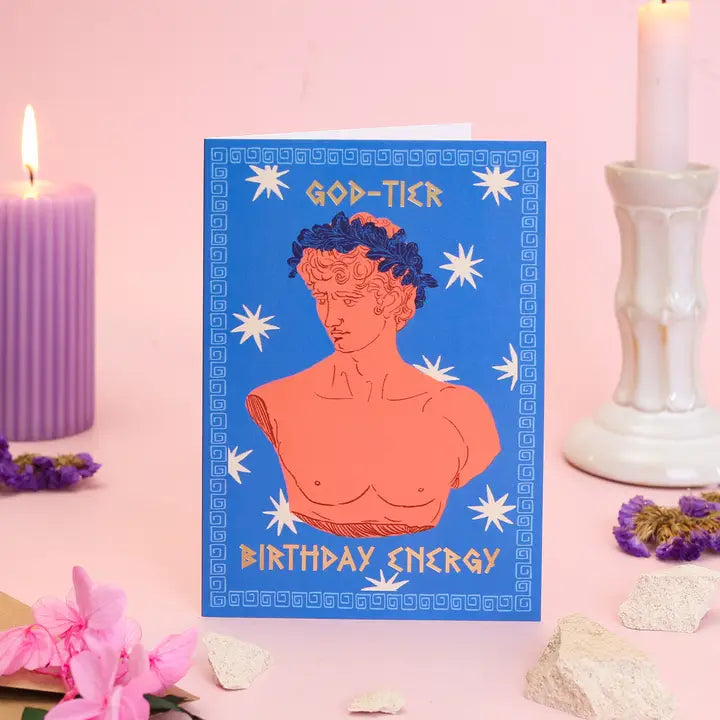 God Tier Funny Birthday Card