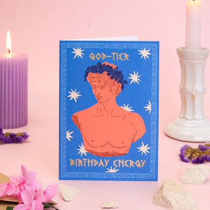 God Tier Funny Birthday Card