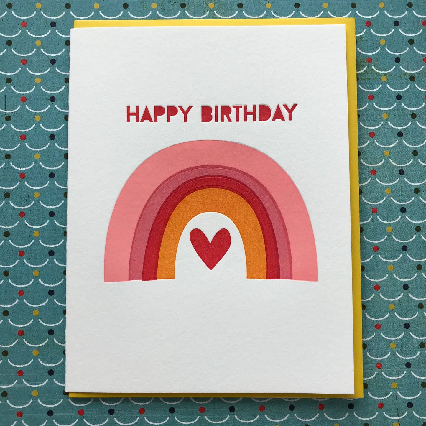 Happy Birthday Rainbow Card