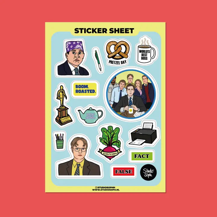 The Office Sticker Sheet