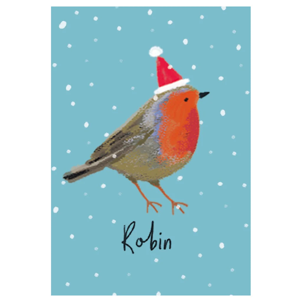 Festive Birds Mini Boxed Holiday Cards